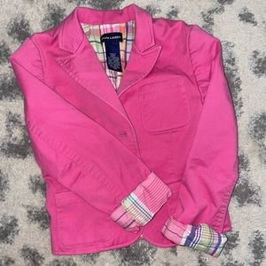 Ralph Lauren girls is 6X hot pink blazer.